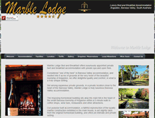 Tablet Screenshot of marblelodge.com.au